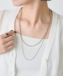 Jena espace merveilleux | ボールチェーン2連ネックレス(リング)