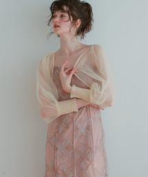 Dorry Doll（ドリードール）の「チュールギャザーボレロ（カーディガン/ボレロ）」