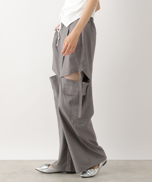 Heather（ヘザー）の「サイドスリットデザインパンツ　452793（カーゴパンツ・レディース・グレー/ブラック/ブラック系その他・FREE）」の17枚目の写真