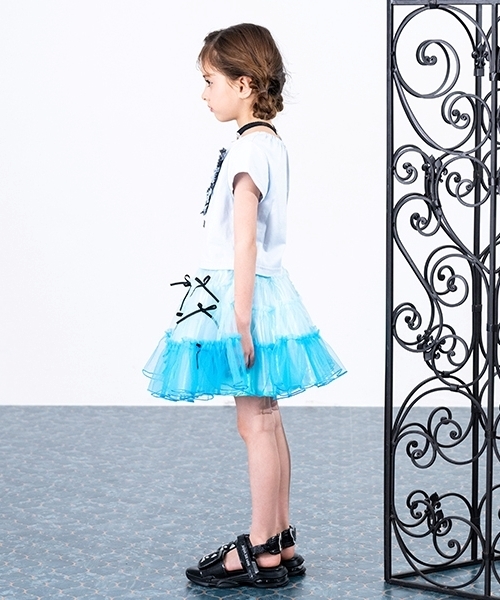 ANNA SUI MINI 150cmフリル付きトレーナー　スカート パンツ アナスイミニ(ANNA SUI mini)のトレーナー- 子ども服のナルミヤ