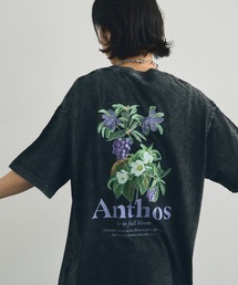 Oversized pigment dye print T-shirt / オーバーサイズピグメントダイバックプリントTシャツ