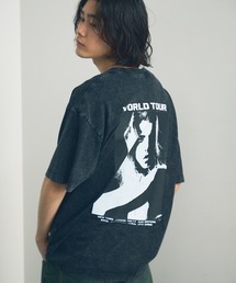 Oversized pigment dye print T-shirt / オーバーサイズピグメントダイバックプリントTシャツ