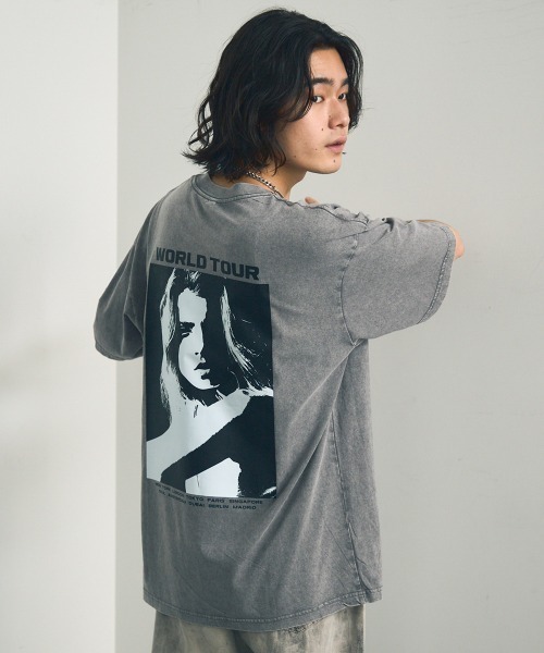 Shoowtime(ショウタイム)の「Oversized pigment dye print T-shirt / オーバーサイズピグメントダイバックプリントTシャツ(Tシャツ/カットソー・メンズ・その他1/その他2/その他3/その他5/その他4/その他6/その他7/その他8/その他9/その他10・SMALL/MEDIUM/LARGE/X-LARGE)」の4枚目の写真