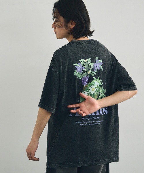 Shoowtime(ショウタイム)の「Oversized pigment dye print T-shirt / オーバーサイズピグメントダイバックプリントTシャツ(Tシャツ/カットソー・メンズ・その他1/その他2/その他3/その他5/その他4/その他6/その他7/その他8/その他9/その他10・SMALL/MEDIUM/LARGE/X-LARGE)」の16枚目の写真
