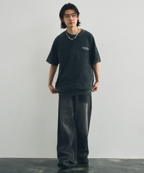 Shoowtime(ショウタイム)の「Oversized pigment dye print T-shirt / オーバーサイズピグメントダイバックプリントTシャツ(Tシャツ/カットソー・メンズ・その他1/その他2/その他3/その他5/その他4/その他6/その他7/その他8/その他9/その他10・SMALL/MEDIUM/LARGE/X-LARGE)」の19枚目の写真