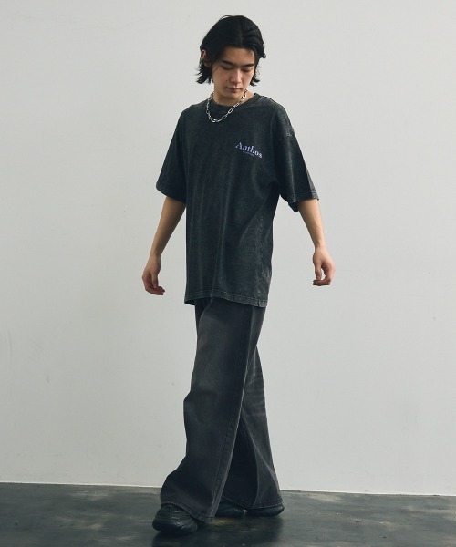 Shoowtime(ショウタイム)の「Oversized pigment dye print T-shirt / オーバーサイズピグメントダイバックプリントTシャツ(Tシャツ/カットソー・メンズ・その他1/その他2/その他3/その他5/その他4/その他6/その他7/その他8/その他9/その他10・SMALL/MEDIUM/LARGE/X-LARGE)」の22枚目の写真