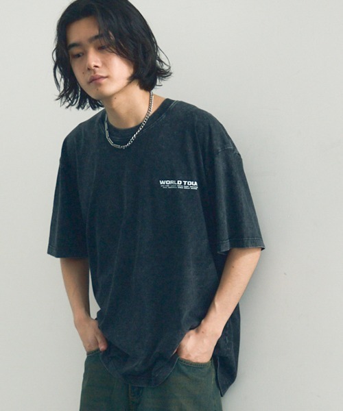 tシャツ pigmaent over dyed midriff Tshirt(ピグメントオーバーダイミドリフ丈Tシャツ) レディース pigmaent over dyed midriff Tshirt | AND ON JIONE STORE