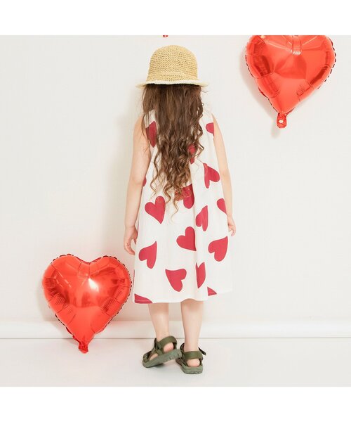 BREEZE（ブリーズ）の「【リンク/ジュニア対応】ソウガラフレアワンピース（ワンピース・キッズ・ブルー/ピンク/ブラック/アイボリー・80/90/100/110/120/130/140）」の10枚目の写真