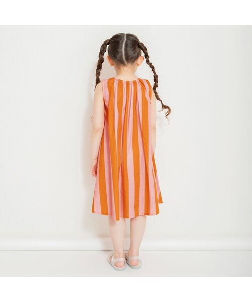 BREEZE（ブリーズ）の「【リンク/ジュニア対応】ソウガラフレアワンピース（ワンピース・キッズ・ブルー/ピンク/ブラック/アイボリー・80/90/100/110/120/130/140）」の13枚目の写真