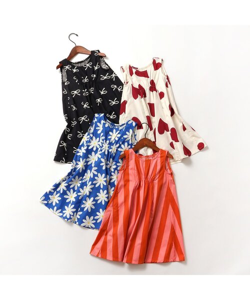 BREEZE（ブリーズ）の「【リンク/ジュニア対応】ソウガラフレアワンピース（ワンピース・キッズ・ブルー/ピンク/ブラック/アイボリー・80/90/100/110/120/130/140）」の16枚目の写真