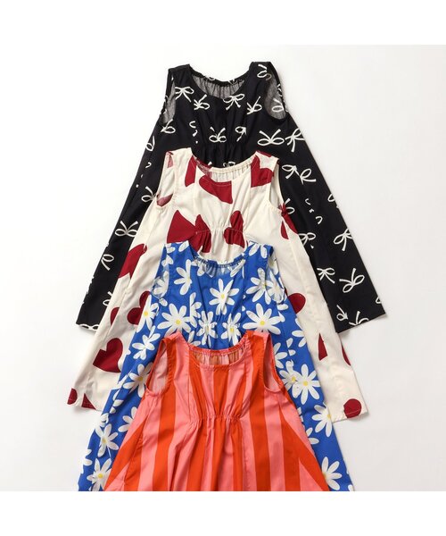 BREEZE（ブリーズ）の「【リンク/ジュニア対応】ソウガラフレアワンピース（ワンピース・キッズ・ブルー/ピンク/ブラック/アイボリー・80/90/100/110/120/130/140）」の17枚目の写真