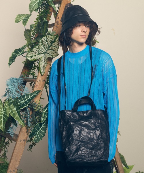 MAISONSPECIALメゾンスペシャル　レザーショルダーバッグ MAISON SPECIAL ショルダーバッグ 「UNISEX」Leather Shoulder