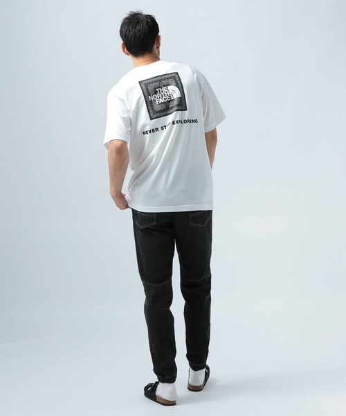 THE NORTH FACE(ザ・ノース・フェイス)】バンダナ柄スクエアロゴ