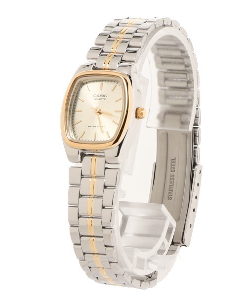 CASIO（カシオ）の「【CASIO（カシオ）】クラシックメタル　アナログ時計（アナログ腕時計・レディース・シルバー/シルバー系その他/ゴールド・FREE）」の2枚目の写真