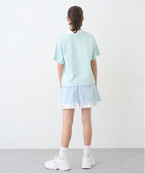 半額以下！★新品タグ付★ポンポネットジュニア　デニムパンツ L2024年秋冬物 半額以下！☆新品タグ付☆ポンポネットジュニア デニムパンツ