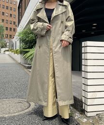 ワックスビンテージトレンチコート 【低身長・小柄女性】