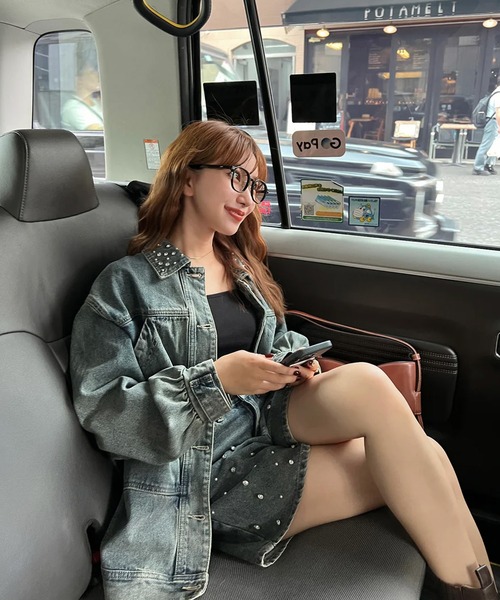 RANCLIC(ランクリック)の「ビジューデニムショートパンツ(デニムパンツ・レディース・ブルー・S/M)」の15枚目の写真