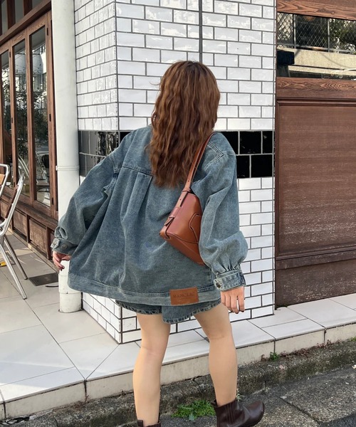 RANCLIC(ランクリック)の「ビジューデニムショートパンツ(デニムパンツ・レディース・ブルー・S/M)」の16枚目の写真