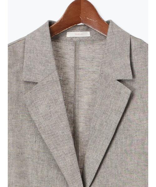 Te chichi（テチチ）の「ラメリネンミックステーラードジレ（セットアップ可）《2025summer catalog item》（ベスト・レディース・ベージュ/ブラック・F）」の22枚目の写真