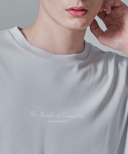 BROWNY（ブラウニー）の「BROWNY/ARTCOLLECTIONプリントT（Tシャツ/カットソー・メンズ・ブラック/ホワイト/ライトグレー・MEDIUM/LARGE）」の5枚目の写真