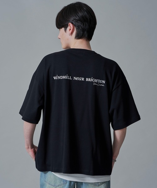 25春夏★ピンボケ風プリント付きTシャツ FUNG｜プリントTシャツ シンク ビガー PRINT TEE THINK BIGGER