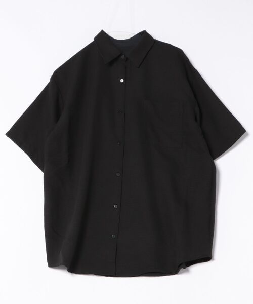 INTERPLANET（インタープラネット）の「パウダーデシン５分袖シャツ（シャツ/ブラウス・レディース・アイボリー/ブラック・FREE）」の20枚目の写真