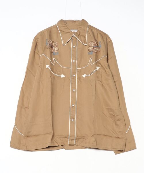 Nudie Jeans（ヌーディージーンズ）の「Nudie Jeans/ヌーディージーンズ Gonzo / カウボーイシャツ / Tobacco（シャツ/ブラウス・メンズ・ベージュ系その他・M/L/S）」の7枚目の写真