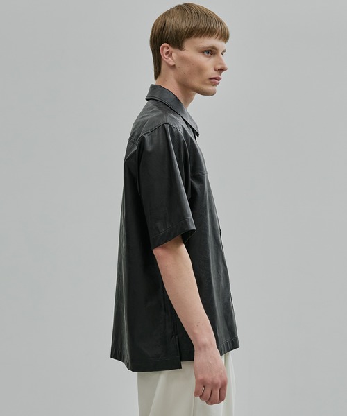 【HY】レザーシャツ ライトレザーシャツ S/S（シャツ/ブラウス）｜UNITED TOKYO