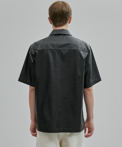 【HY】レザーシャツ ライトレザーシャツ S/S（シャツ/ブラウス）｜UNITED TOKYO