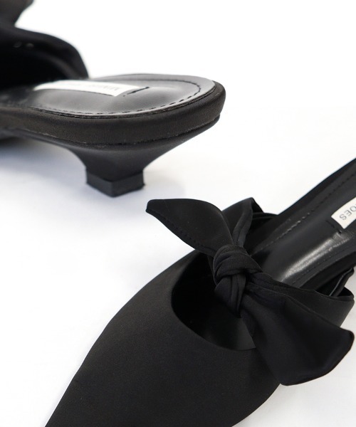 DONOBAN（ドノバン）の「サテンリボンミュール（その他シューズ・レディース・ブラック/シルバー・23cm/24cm/25cm）」の19枚目の写真
