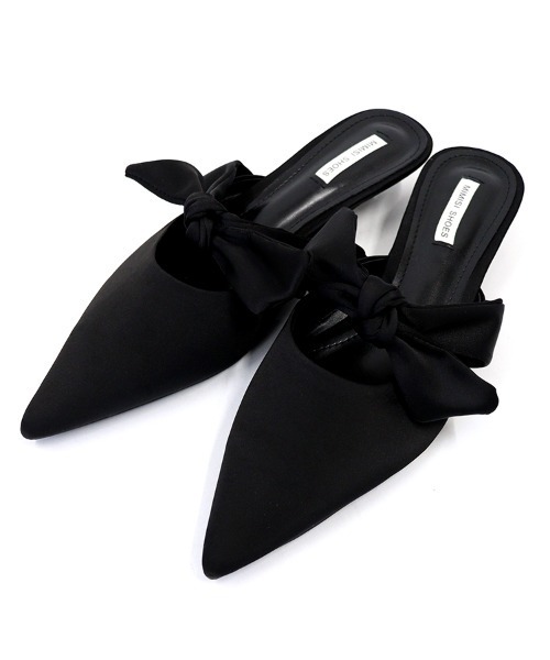 DONOBAN（ドノバン）の「サテンリボンミュール（その他シューズ・レディース・ブラック/シルバー・23cm/24cm/25cm）」の20枚目の写真