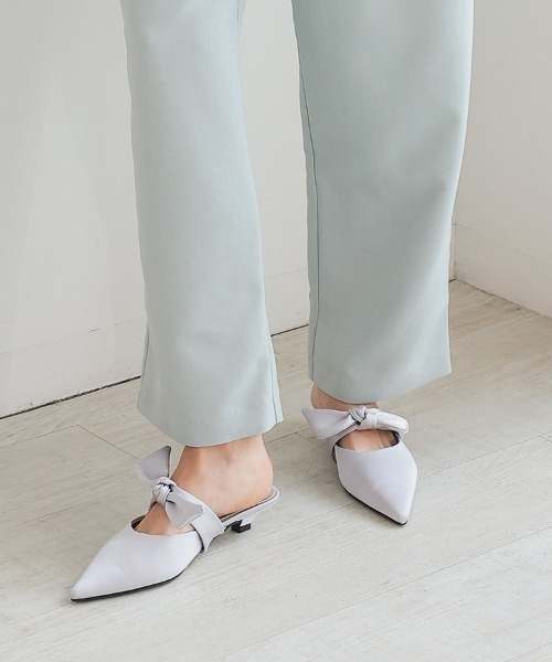 DONOBAN（ドノバン）の「サテンリボンミュール（その他シューズ・レディース・ブラック/シルバー・23cm/24cm/25cm）」の11枚目の写真