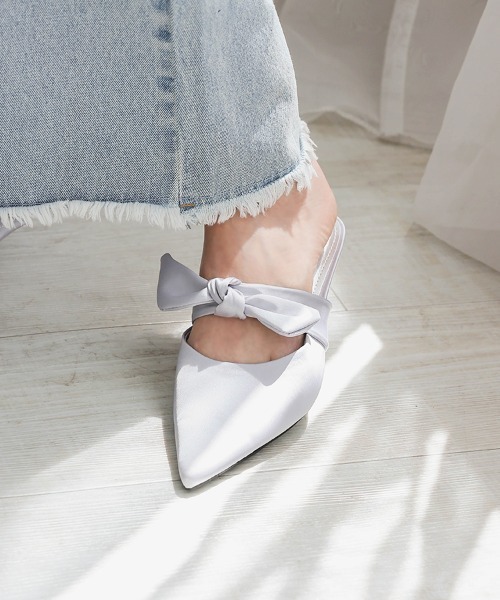 DONOBAN（ドノバン）の「サテンリボンミュール（その他シューズ・レディース・ブラック/シルバー・23cm/24cm/25cm）」の17枚目の写真