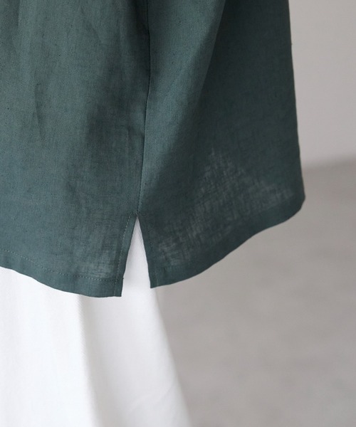 SOTT（ソット）の「Orion Beer Embroidered Shirt　オリオンビール刺繍半袖開襟シャツ（シャツ/ブラウス・レディース・ベージュ/オフホワイト/グリーン・FREE/LARGE）」の15枚目の写真