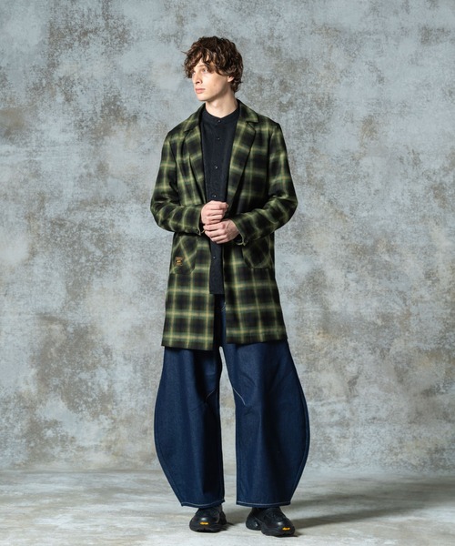 glamb（グラム）の「Alternative Gown Shirt / オルタナティブガウンシャツ（シャツ/ブラウス・メンズ・レッド/グリーン・S/M/L）」の11枚目の写真