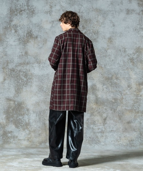 glamb（グラム）の「Alternative Gown Shirt / オルタナティブガウンシャツ（シャツ/ブラウス・メンズ・レッド/グリーン・S/M/L）」の14枚目の写真