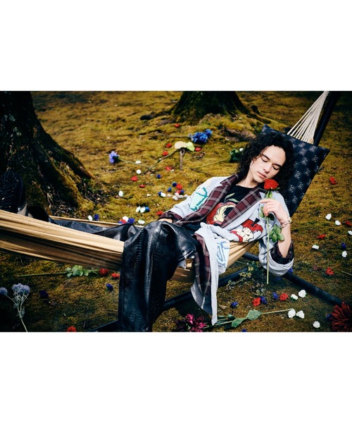 glamb（グラム）の「Alternative Gown Shirt / オルタナティブガウンシャツ（シャツ/ブラウス・メンズ・レッド/グリーン・S/M/L）」の21枚目の写真