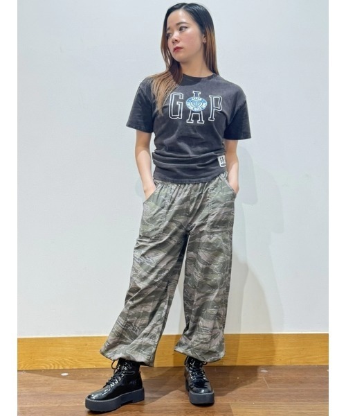 GAP（ギャップ）の「ポプリン バギージョガーパンツ (キッズ)（その他パンツ・キッズ・カモフラージュ・120cm/130cm/140cm/150cm/110cm/160cm）」の9枚目の写真
