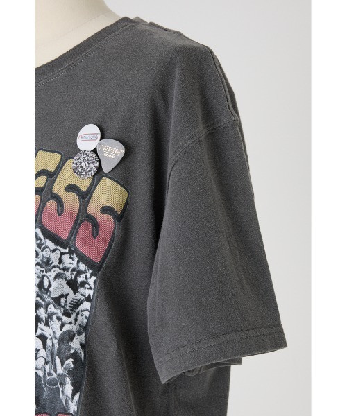SHEL'TTER ORIGINAL(シェルターオリジナル)の「【NEWTONE】THREEDAYS Tシャツ(Tシャツ/カットソー・レディース・オフホワイト/ピンク/ライトブラック・FREE)」の7枚目の写真