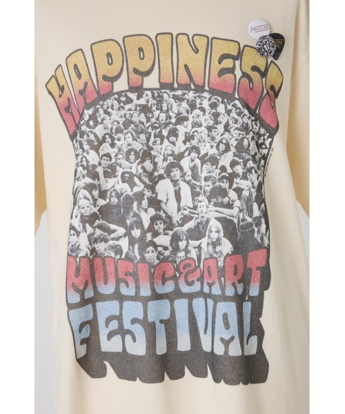 SHEL'TTER ORIGINAL(シェルターオリジナル)の「【NEWTONE】THREEDAYS Tシャツ(Tシャツ/カットソー・レディース・オフホワイト/ピンク/ライトブラック・FREE)」の11枚目の写真
