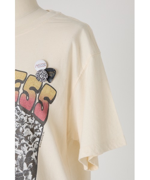 SHEL'TTER ORIGINAL(シェルターオリジナル)の「【NEWTONE】THREEDAYS Tシャツ(Tシャツ/カットソー・レディース・オフホワイト/ピンク/ライトブラック・FREE)」の14枚目の写真