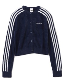 adidas | adidas FLUFFY KNITTED CARDIGAN / アディダス フラフィー ニット カーディガン(カーディガン/ボレロ)