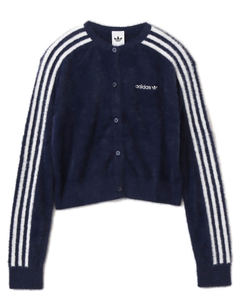 ふ*o様 adidas Originals FLUFFY カーディガン adidas（アディダス）の「adidas FLUFFY KNITTED CARDIGAN