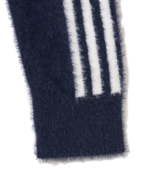 adidas（アディダス）の「adidas FLUFFY KNITTED CARDIGAN / アディダス フラフィー ニット カーディガン（カーディガン/ボレロ・レディース・インディゴブルー・S/M/L）」の5枚目の写真