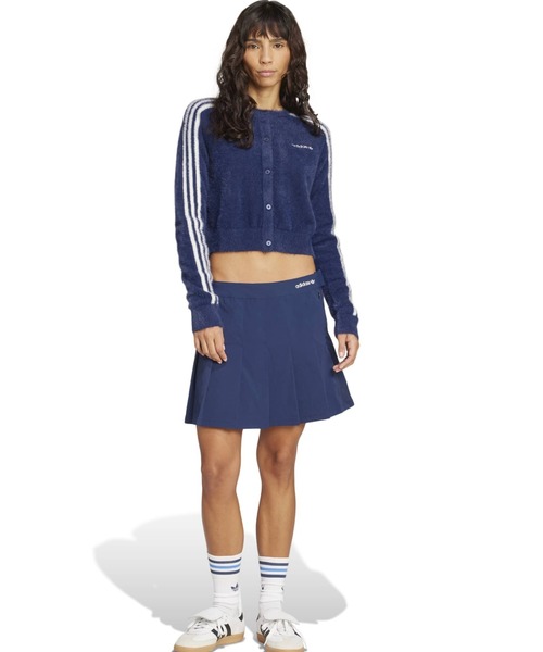 adidas（アディダス）の「adidas FLUFFY KNITTED CARDIGAN / アディダス フラフィー ニット カーディガン（カーディガン/ボレロ・レディース・インディゴブルー・S/M/L）」の10枚目の写真