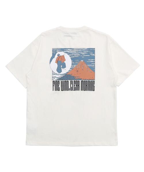 WEGO(ウィゴー)の「WEGO/侍クライマーT(Tシャツ/カットソー・メンズ・ホワイト/ブラック・LARGE)」の1枚目の写真