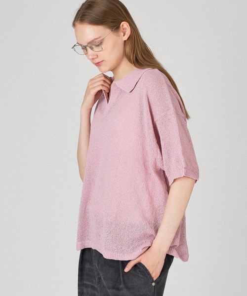 ONCILY（オンシェリー）の「SUMMER SKIPPER POLO SHIRT / サマースキッパーポロシャツ（ポロシャツ・メンズ・ブラック/ピンク/ブルー/グリーン・SMALL/MEDIUM/LARGE）」の19枚目の写真