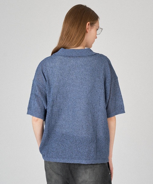 ONCILY（オンシェリー）の「SUMMER SKIPPER POLO SHIRT / サマースキッパーポロシャツ（ポロシャツ・メンズ・ブラック/ピンク/ブルー/グリーン・SMALL/MEDIUM/LARGE）」の13枚目の写真