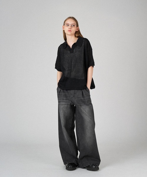 ONCILY（オンシェリー）の「SUMMER SKIPPER POLO SHIRT / サマースキッパーポロシャツ（ポロシャツ・メンズ・ブラック/ピンク/ブルー/グリーン・SMALL/MEDIUM/LARGE）」の9枚目の写真