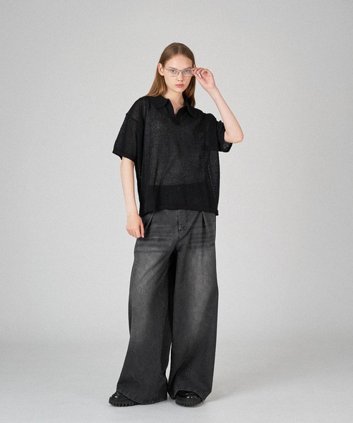 ONCILY（オンシェリー）の「SUMMER SKIPPER POLO SHIRT / サマースキッパーポロシャツ（ポロシャツ・メンズ・ブラック/ピンク/ブルー/グリーン・SMALL/MEDIUM/LARGE）」の8枚目の写真